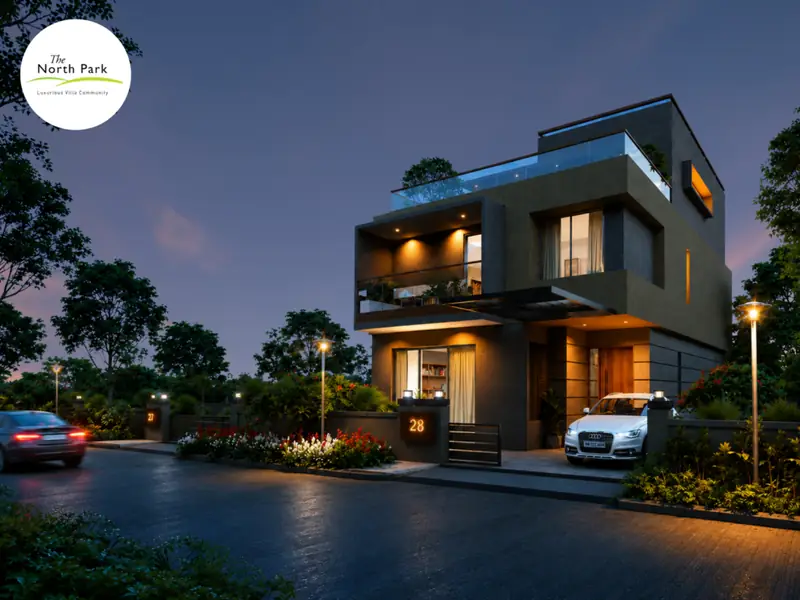 North Park, 4 BHK Villa in Adani Shantigram