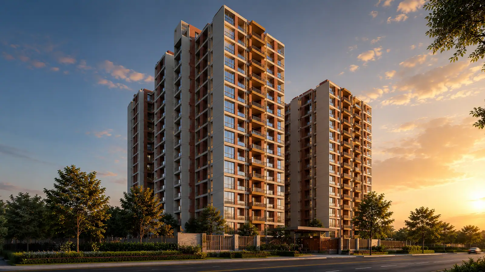 Paarijat, Adani Shantigram – exterior view