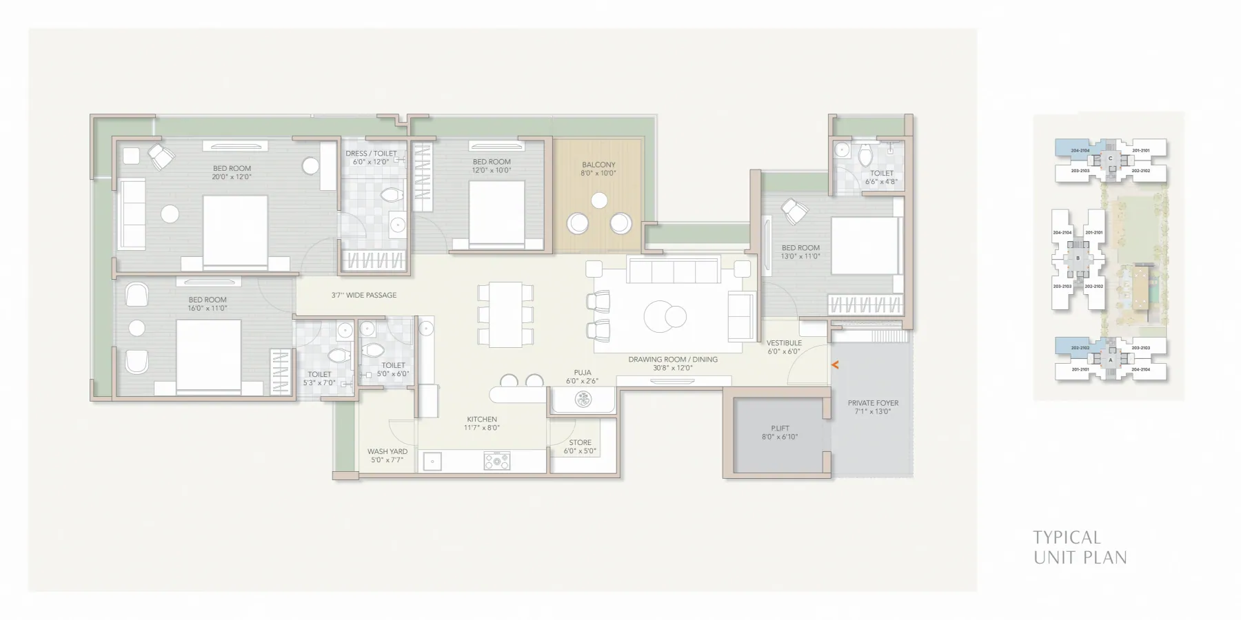 Shilp Skyline floor plan preview